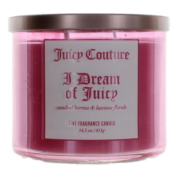 Juicy Couture 14.5 oz Soy Wax Blend 3 Wick Candle - I Love Juicy Couture main image 0